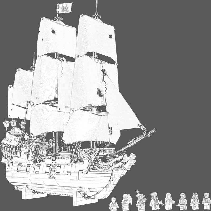 10365 - La nave di Jack Sparrow Perla Nera