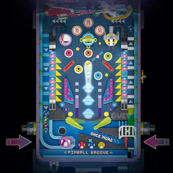 GULY60526-M Pinball Creator con LED e motore per giocarci 1836 PCS [Pre-vendita]