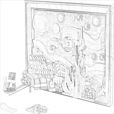 21333 - La Notte Stellata Van Gogh