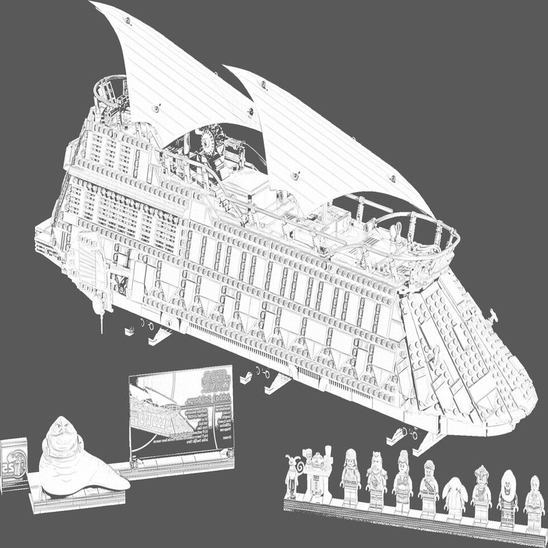 75397 - SW Galeone a vela di Jabba