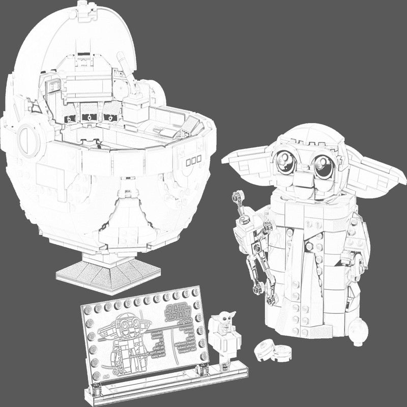 75403 - Grogu e carrozzina