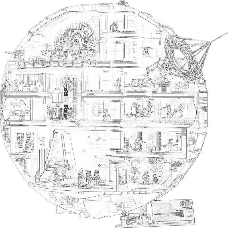 75419 - Morte Nera Star wars 9023pcs