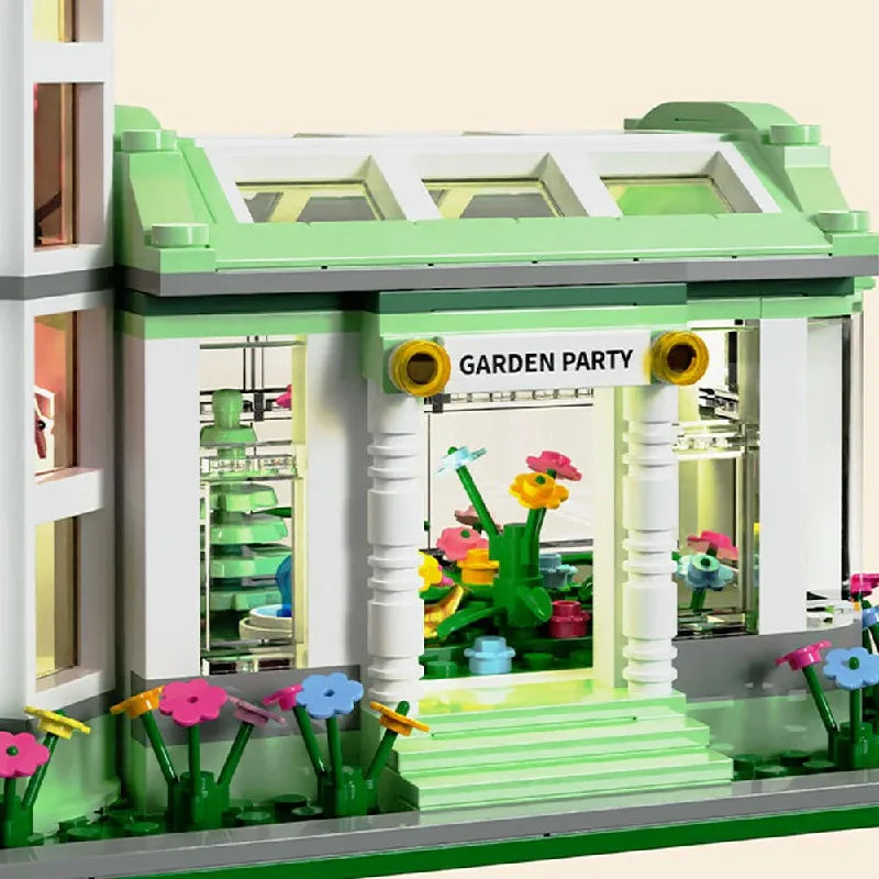 T3008 Giardino botanico modulare 827 PCS con luci