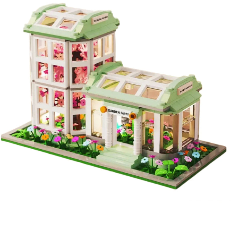 T3008 Giardino botanico modulare 827 PCS con luci