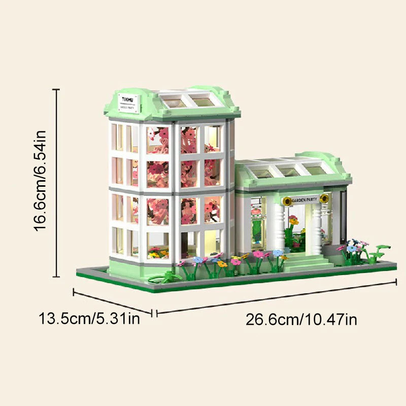 T3008 Giardino botanico modulare 827 PCS con luci