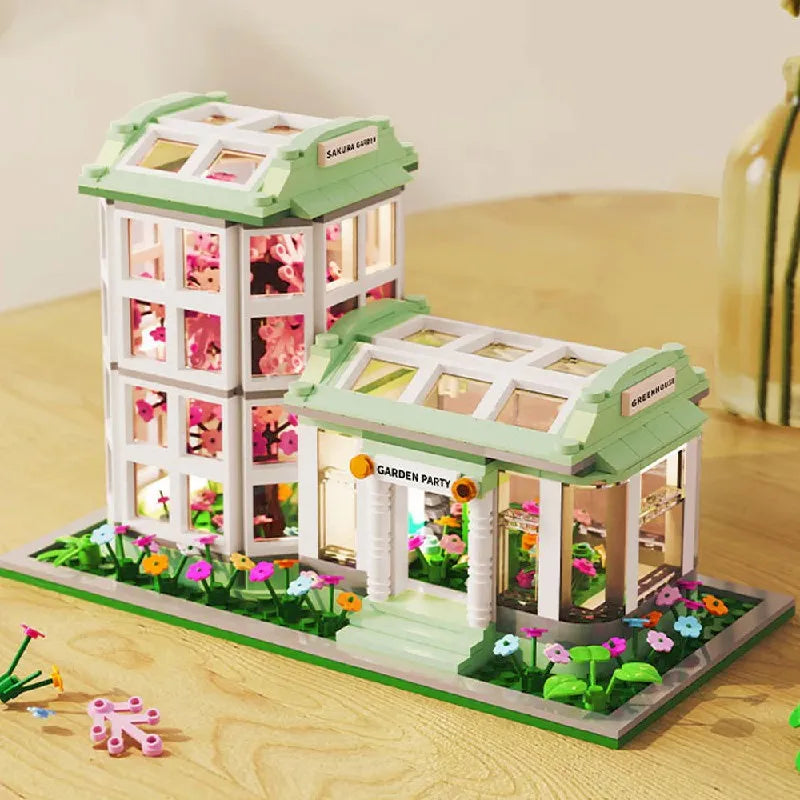 T3008 Giardino botanico modulare 827 PCS con luci