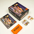 Funwhole F9065 Stazione di servizio Stazione di rifornimento Benzinaio edificio modulare con scatola 1608PCS