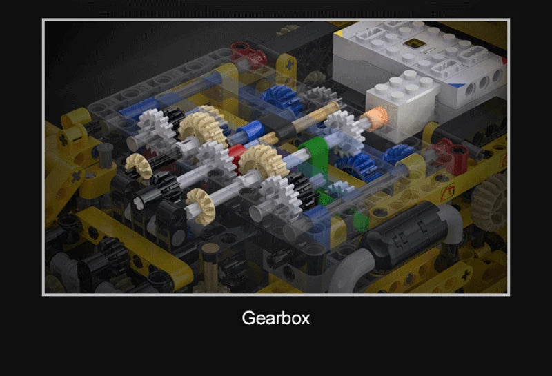 Cada C61082W Remote Control RC Escavatore  1702Pcs