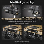 CaDA C61036W Humvee H1 1:8 versione Radiocomando o Statica blindato tipo SUV militare 3935pcs