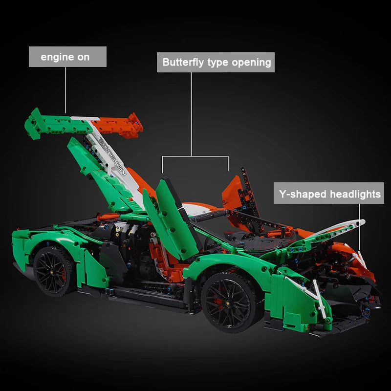K-BOX 10222 Lamborghini Veleno colori Italia Technic 3611 PCS scala 1:8