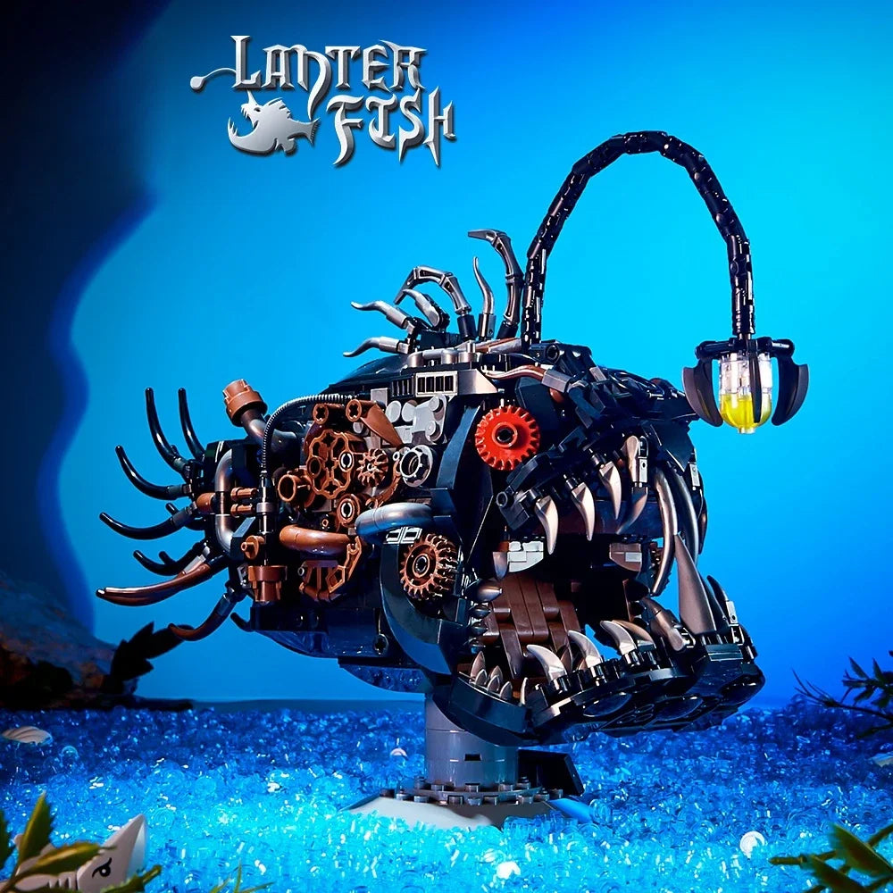 DK7042 Pesce Lanterna Steampunk con Luci 1038 PCS