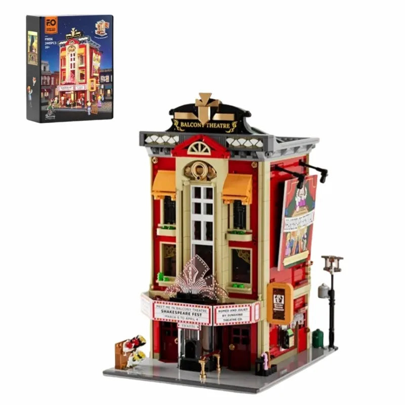 FunWhole F9056 Teatro Edificio modulare con Luci LED e Scatola 2445PCS