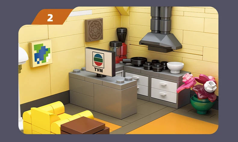 JIESTAR 89129 Stazione del treno city creator modulare MOC Con LUCI 3692pcs