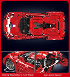 Mould King 13190 Technic APP & RC Red Lykan 4070 PCS Scatola e motore