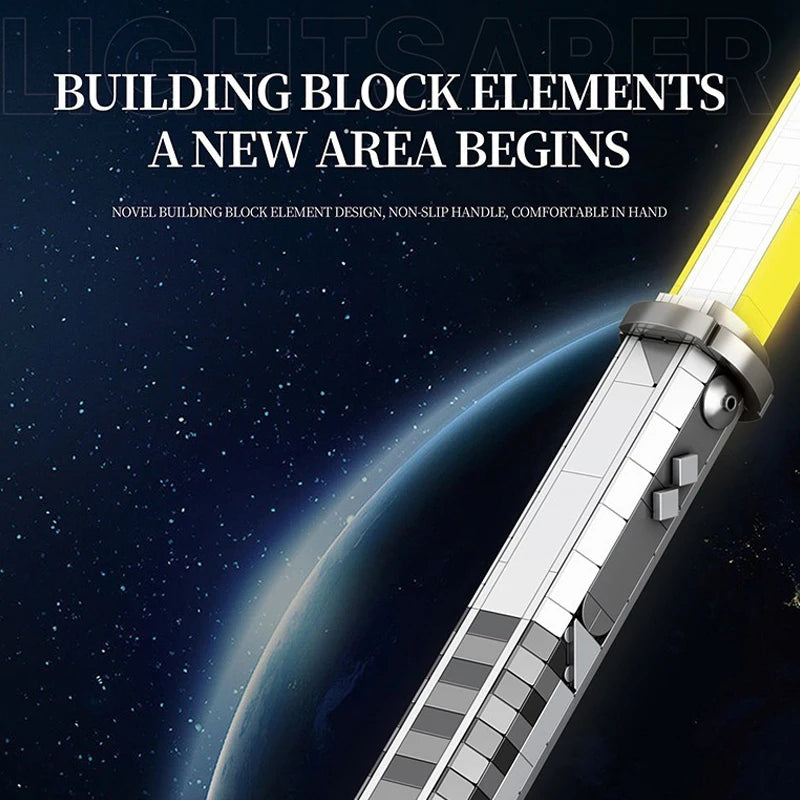 Reobrix 99010 Star Wars spada laser Gialla Verde Blu Bianca con Scatola 629 PCS