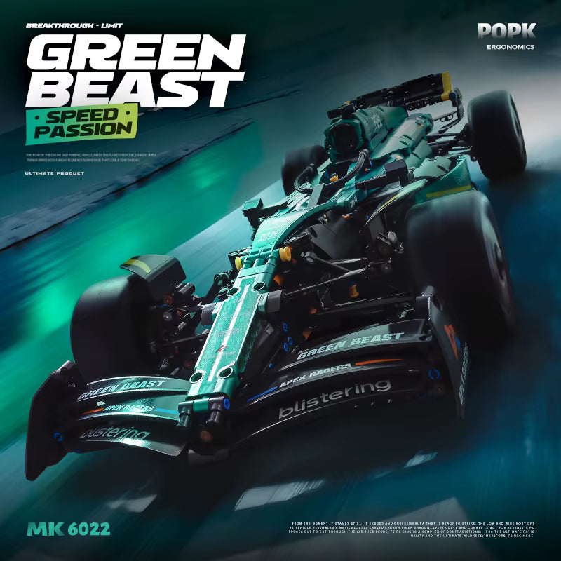 MOULD KING MK 6022 Technic Aramco Martin AMR24 F1 1912Pcs