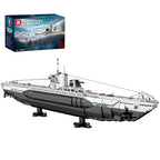 RB33050 Sottomarino U-Type undersea boat Sottomarino Tedesco Militare 3687PCS