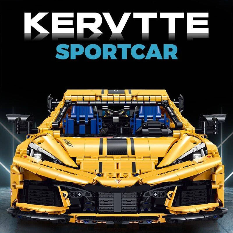 GULY 10622 Technic Corvtte Sportcar C8 Z06 1:8 CON MOTORE 3788 PCS [Pre-vendita]
