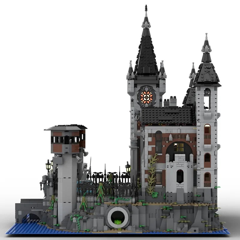 6726PCS Modular Arkham Asylum Build MOC-158329 Edificio Modulare Batman