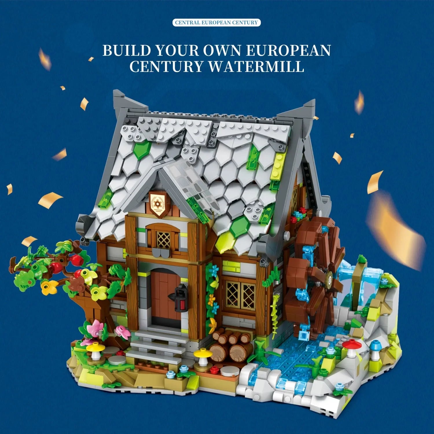 REOBRIX 66045 Casa del Mulino Medievale modulare 1873PCS