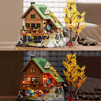 Funwhole F9035 Baita di Montagna Rifugio in montagna Edificio Modulare LUCI LED 2255PCS