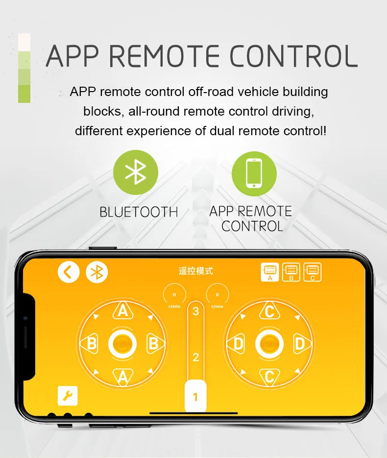 MOULD KING 18002 Technic MOC-19517 APP&RC Buggy 1879PCS Scatola e Motore