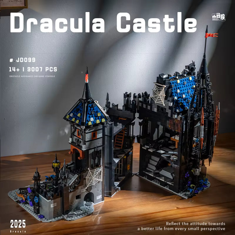 JD099-BOX Castello di Dracula Vampiro Edificio Creator con Scatola 3007pcs
