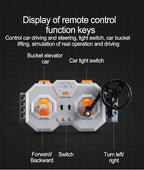 CADA C61054 Camion articolato da cava Technic motorizzato con cassone ribaltabile 3067Pcs