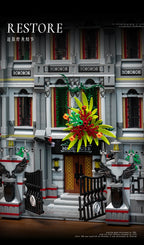 PANLOS 613002 Manicomio Ospedale Horror edificio modulare 7499PCS