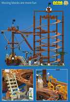 MouldKing 11013 Montagne Russe con scatola e Motore 2174PCS