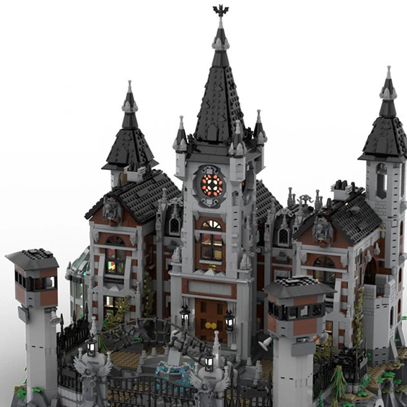 6726PCS Modular Arkham Asylum Build MOC-158329 Edificio Modulare Batman