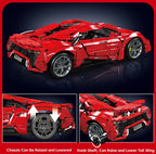 Mould King 13190 Technic APP & RC Red Lykan 4070 PCS Scatola e motore