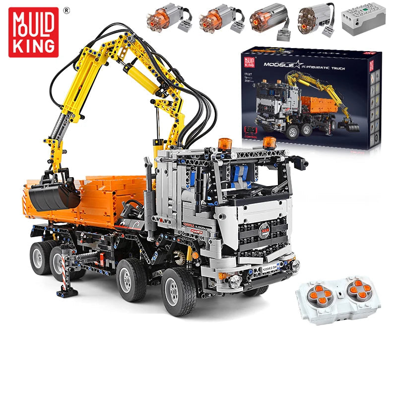 Mould King 19007 – Camion Technic Pneumatico APP&RC 2819PCS