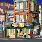 FUNWHOLE F9058 Edificio modulare Negozio di Dischi Scatola inclusa e 6 minifigures 1980PCS