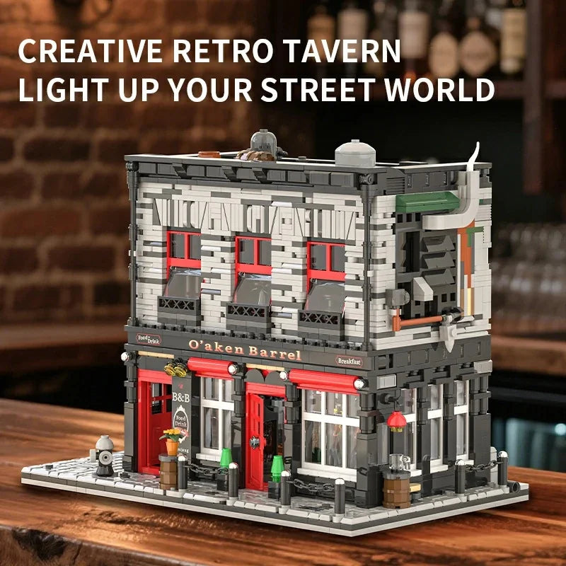 Xbert 66054 O’AKEN BARREL Taverna edificio Modulare 2368 Pcs con SCATOLA