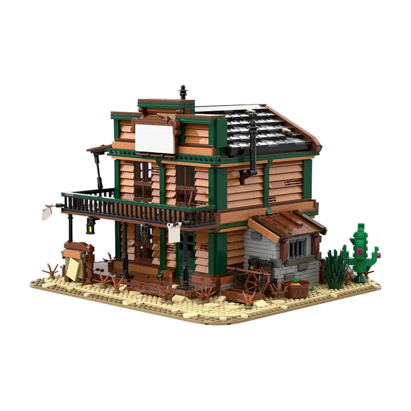 MOC 151938 Ufficio dello sceriffo Wild West edificio Modulare Creator PDF 3032PCS