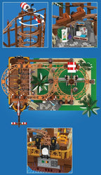 MouldKing 11013 Montagne Russe con scatola e Motore 2174PCS