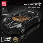Mould King 13163 Technic La Voiture Noire Con Scatola e Motore radiocomandato