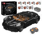 Mould King 13163 Technic La Voiture Noire Con Scatola e Motore radiocomandato