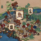 Funwhole F9038 Sartoria stile Medievale Edificio Modulare, 5 minifigures con LUCI LED e Scatola 1523PCS