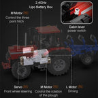 CaDA C61052W 1:17 514c Macchina agricola Trattore Motore Scatola 1675pcs