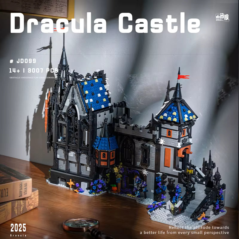 JD099-BOX Castello di Dracula Vampiro Edificio Creator con Scatola 3007pcs