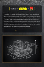Mould King 17083 Escavatore Technic compatto motorizzato con braccio articolato e cingoli mobili1105PCS