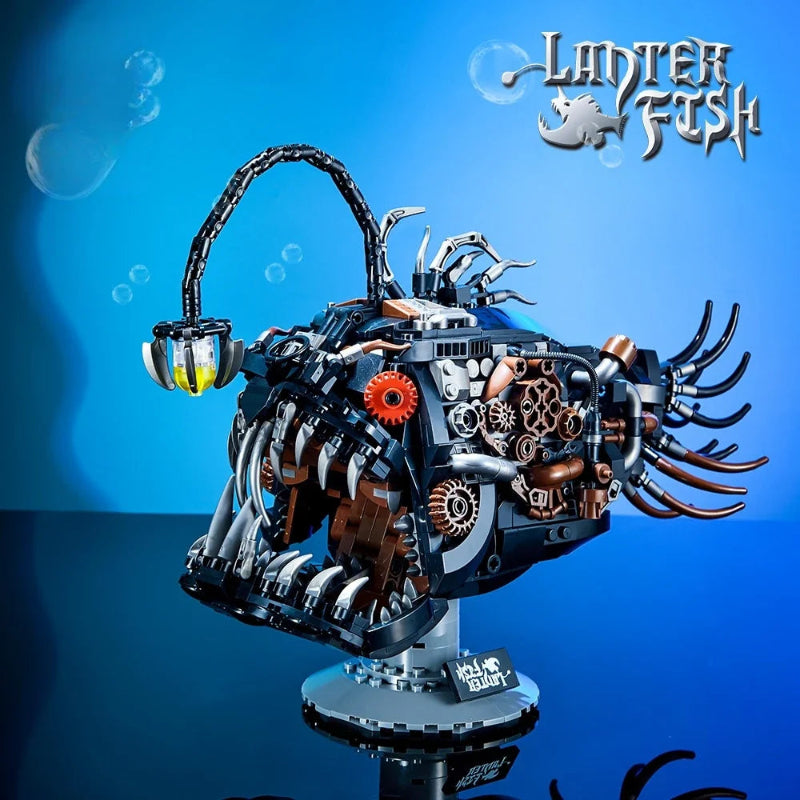 DK7042 Pesce Lanterna Steampunk con Luci 1038 PCS