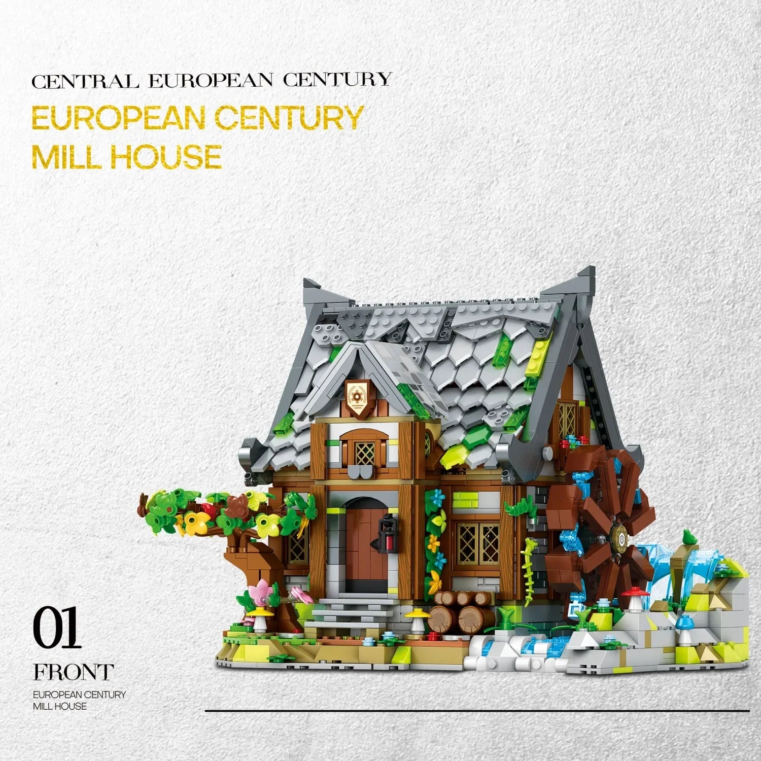 REOBRIX 66045 Casa del Mulino Medievale modulare 1873PCS