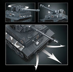 Mould King 20014 Technic Remote Control Carro armato Battle Tiger