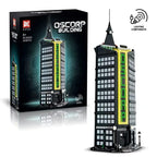 DK 80033 Spiderman Oscorp Tower Modulare con Luci Led e Scatola 2539pcs