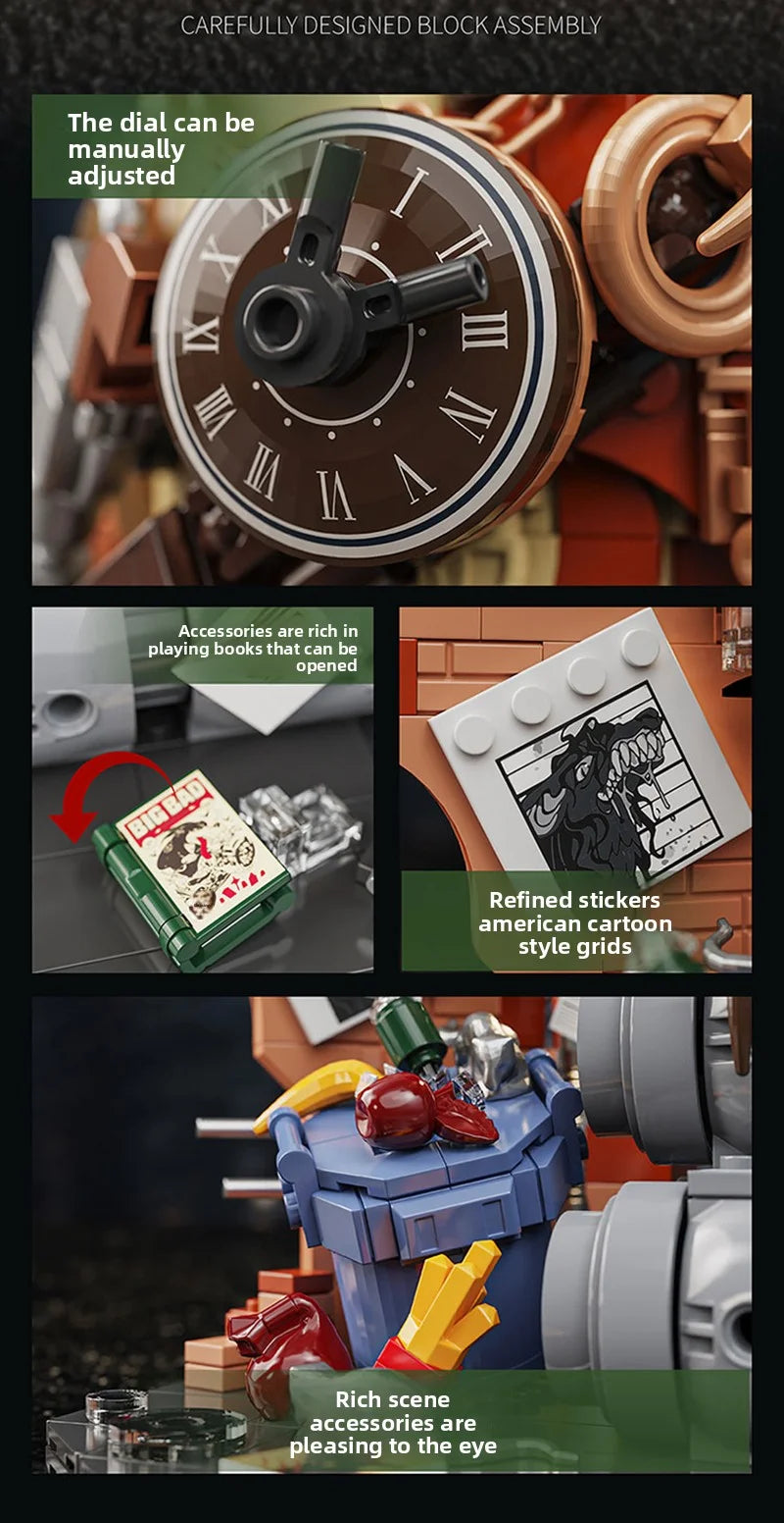 YoLeXi 33006 GUFO Detective Steampunk 1286pcs