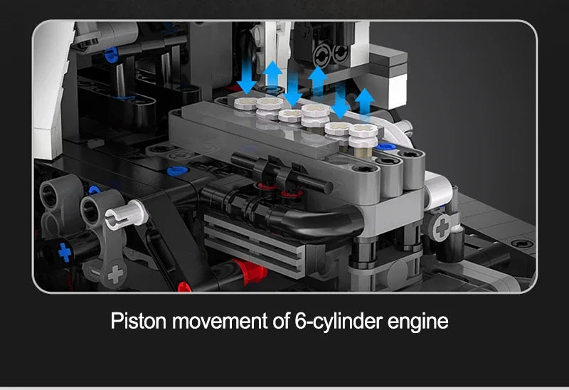 CADA C61054 Camion articolato da cava Technic motorizzato con cassone ribaltabile 3067Pcs