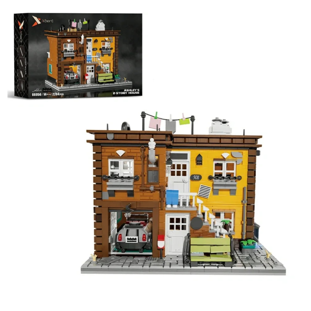 Xbert 66056 Casa a due piani Edificio Modulare Creator con Scatola 2284PCS